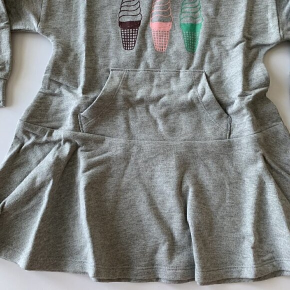 Tea Collection Girl Hooded Sweatshirt Dress 2T - Picture 3 of 8